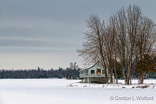 House On A Point_21242.jpg - Photographed along Lower Rideau Lake at Rideau Ferry, Ontario, Canada.